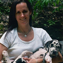 Kerry with Great Dane Puppy